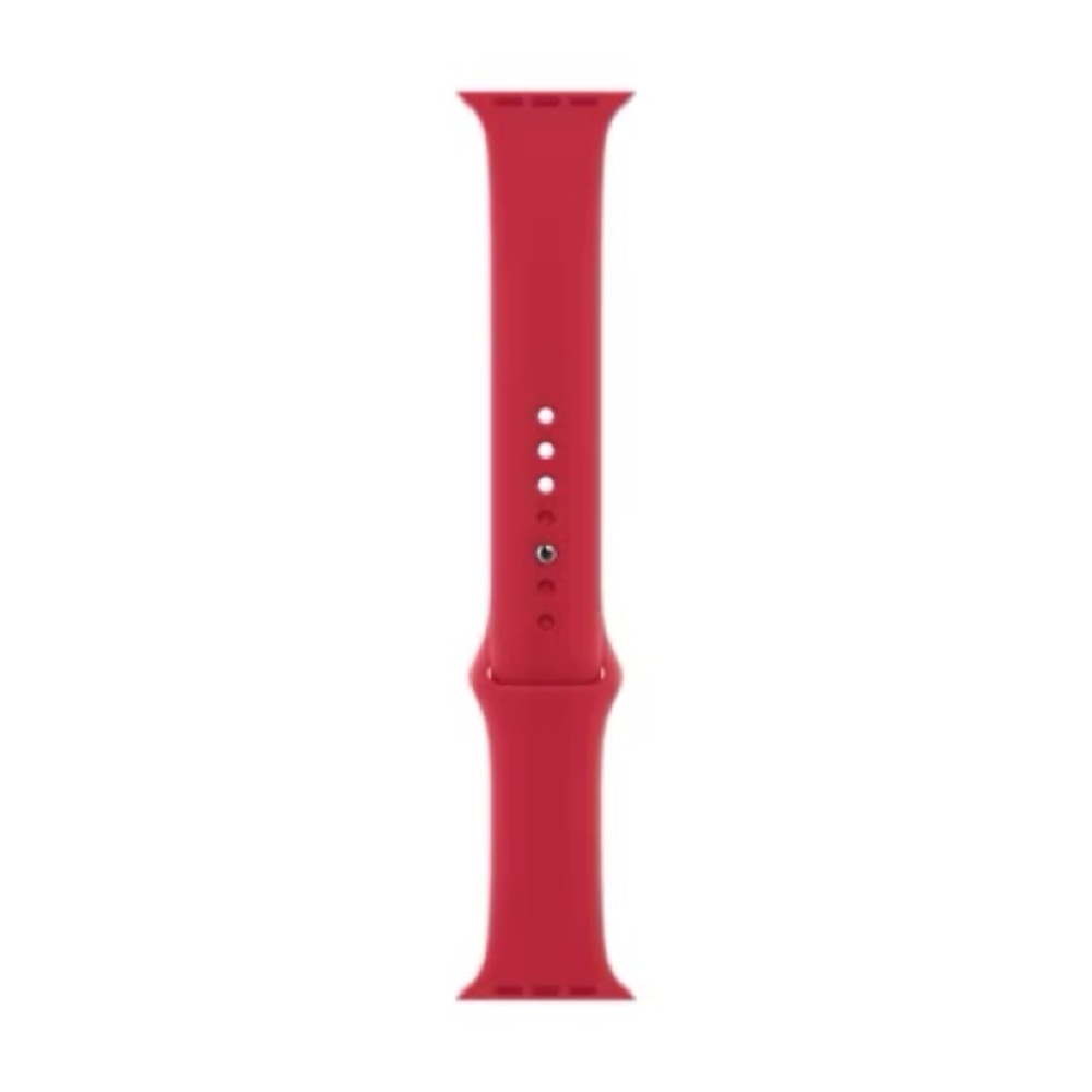 Apple Bold Red Silicone Strap